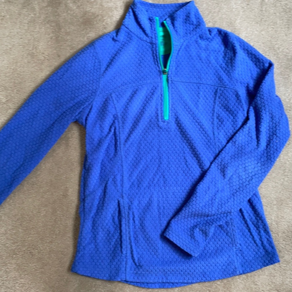 Fleece zip up- periwinkle